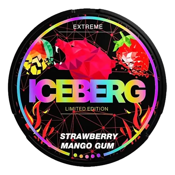 Iceberg 130мг клубника манго жвачка
