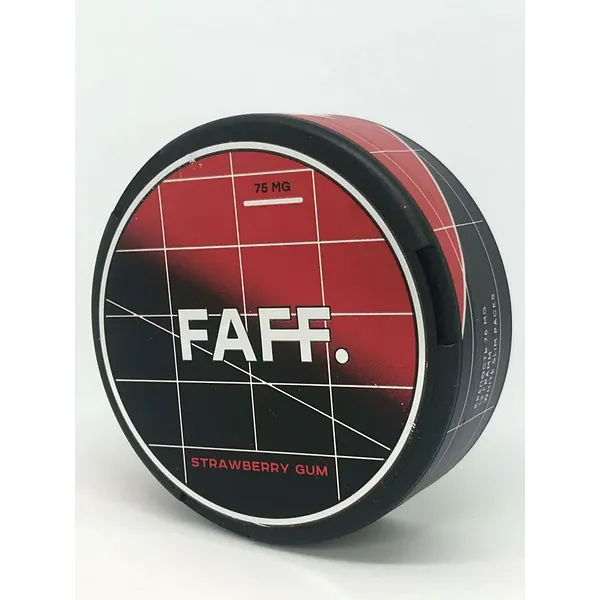 FAFF 75мг клубничная жвачка