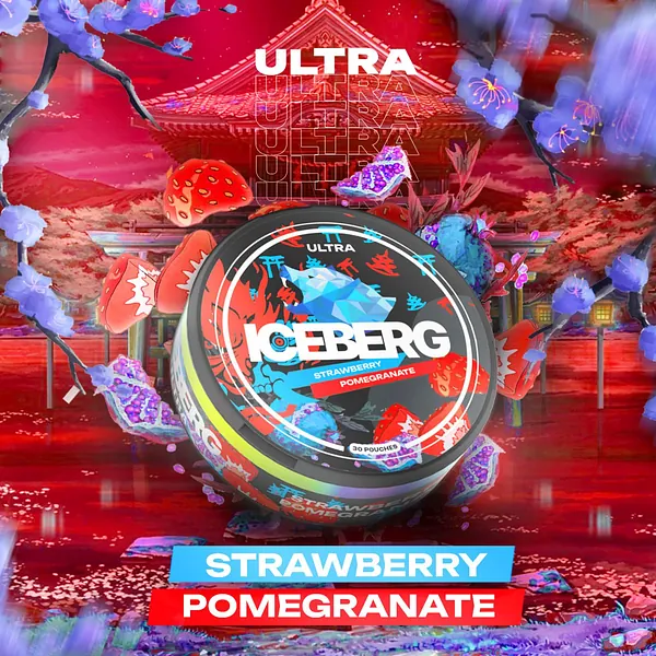 Iceberg 150мг клубника гранат