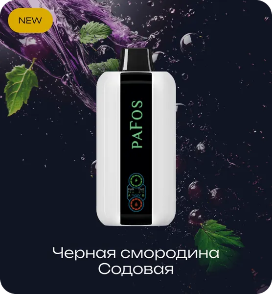 PAFOS 20000 Чёрная Смородина Содовая