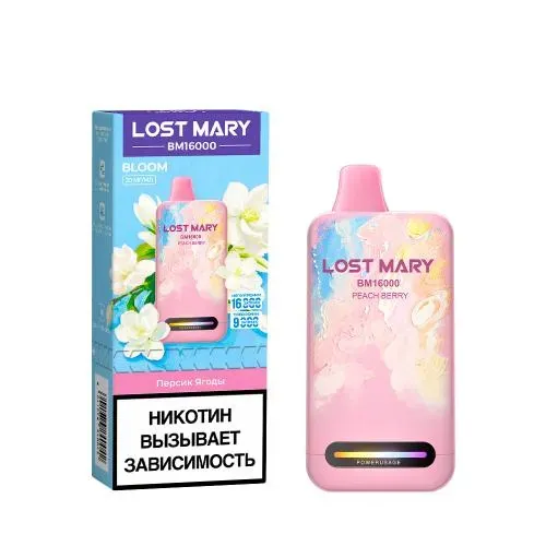 Lost mary 16000 Персик Ягоды
