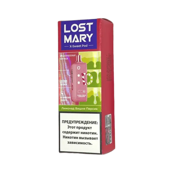 Картридж Lost Mary 20000 Лимонад вишня персик