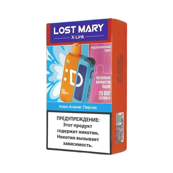 Устройство с картриджем Lost Mary 20000 Киви ананас персик