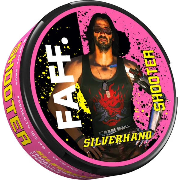 Faff Shooter Silverhand гранат+клубника+малина+грейпфрут