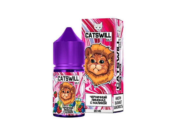 Catswill 20мг черничный лимонад с малиной